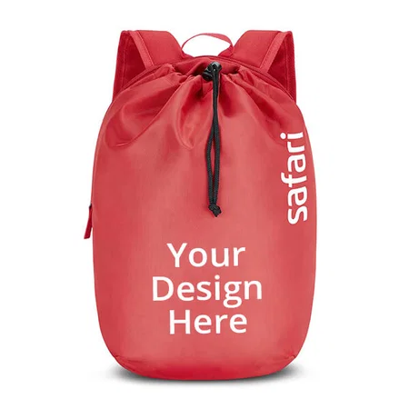 Cherry Red Customized SAFARI 15 Ltrs Backpack