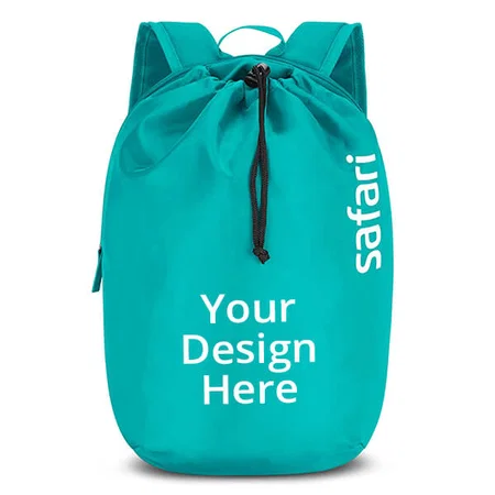 Sea Blue Customized SAFARI 15 Ltrs College Backpack