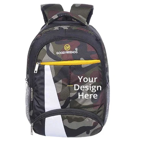 Military Green Customized Waterproof Laptop, College, School Bag