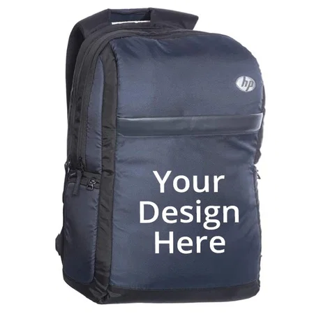 Dark Blue HP Backpack with Accessible Pockets and Dedicated Padded Compartment for Laptops and Notebooks up to 15.6 inch