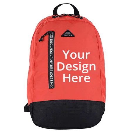Orange Customized Gear Backpack