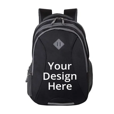 Black Customized 35 L Waterproof Laptop Backpack with Rain Cover (18 Inch)
