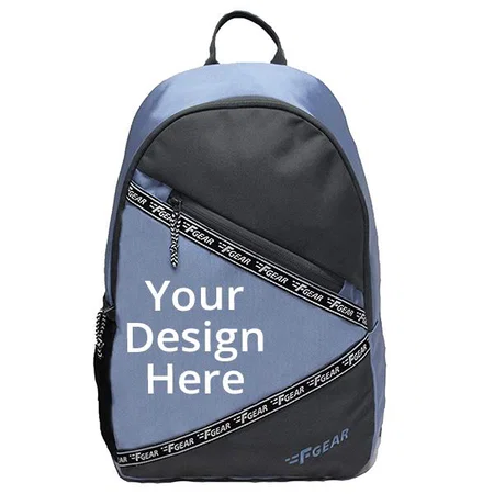 Lavender Blue Customized F Gear 21 Litres Casual Backpack
