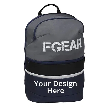 Grey Customized F Gear 24 Litres Laptop Backpack