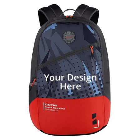 Blue Orange Customized Gear 27 Litres Casual Backpack