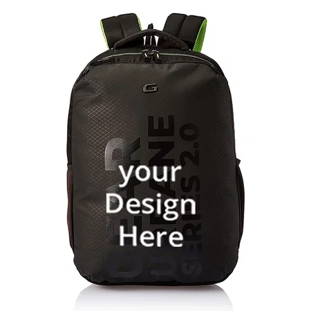 Black Customized Gear Executive 23 Litres Anti-Theft Laptop Backpack