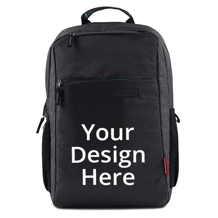 Grey Customized Bags 15.6 inch Office Laptop Backpacks 20 Litres