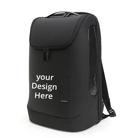 Black Customized Backpack Laptop Bag