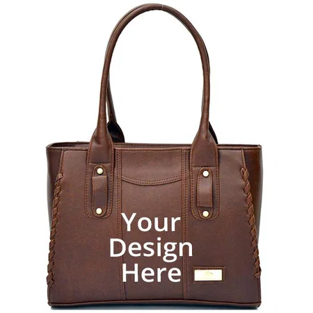 Brown Customized Women's Handbag
