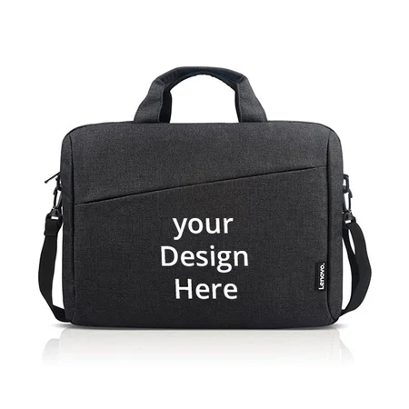 Black Customized Lenovo Casual Laptop Briefcase
