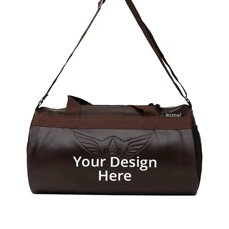Customized Leatherette Gym Bag, Duffel Bag, Shoulder Bag for Men and Women