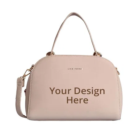 Mauve Customized Lino Perro Hand bag
