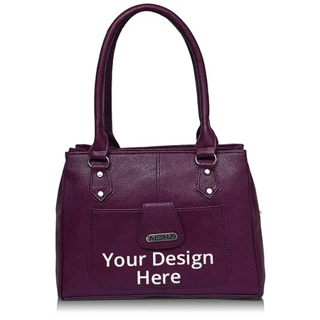 Purple Customized Women's Handbag