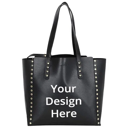 Black Customized Women's Tote Bag