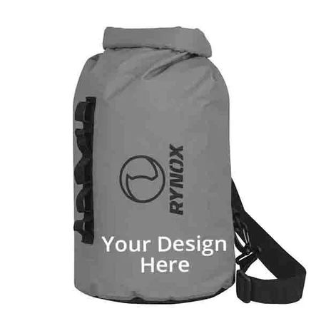 Grey Customized Expedition Storm Proof Dry Bag (15 Litres)