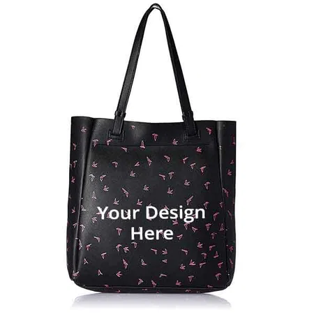 Black Customized Women's Tote Bag