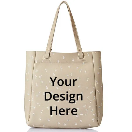 Cream Customized Women's Tote Bag