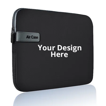 Black Customized AirCase Unisex Laptop Bag