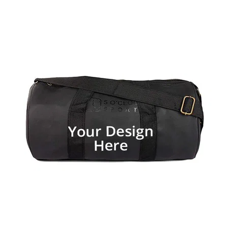 Black Customized Sports Gym Bag Combo Set, Skipping Rope, Spider Shaker Bottle 500 ml and Lycra Gym Gloves