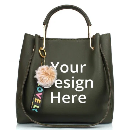 Green Customized Women's Stylish Handbag