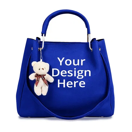 Blue Customized Women's Handbag (Set of 4)