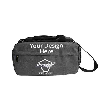 Grey Customized Gym Bag