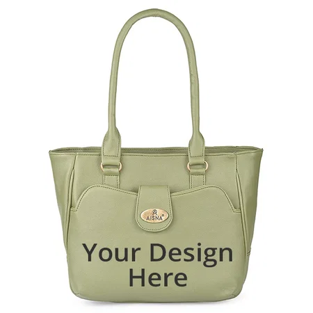 Green Customized Women's Handbag