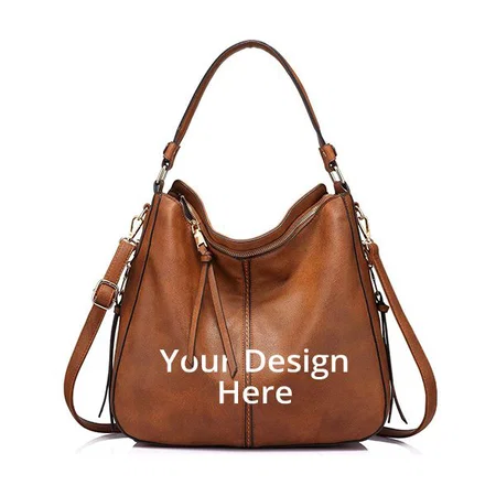 Brown Customized Women's Handbag