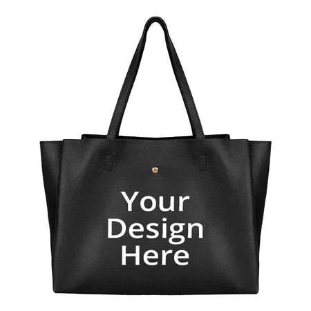 Black Customized Women's Tote Bag