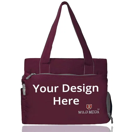 Maroon Customized Women's Tote Shoulder Bag
