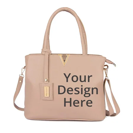 Cream Customized Women Casual Shoulder Bag