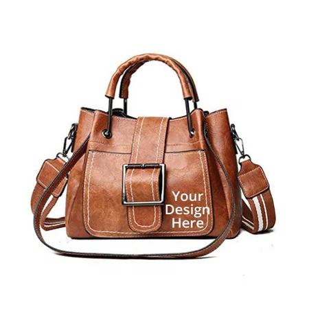 Brown Customized Women's Handbag