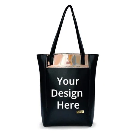 Black Rosegold Customized Tote Casual Shoulder Bag