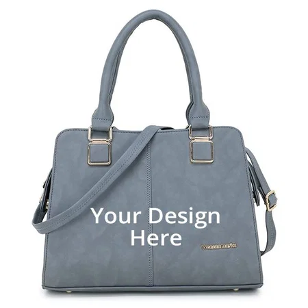 Grey Customized Women's Handbag