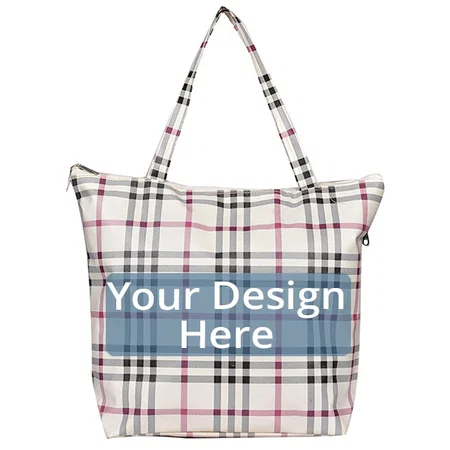 Beige Customized Women's Handbag