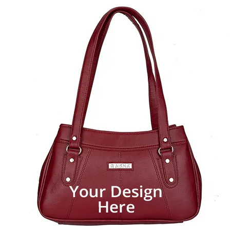 Maroon Customized Women Handbag