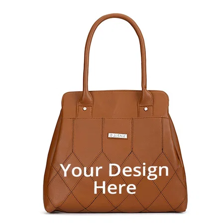 Tan Customized Women's Handbag