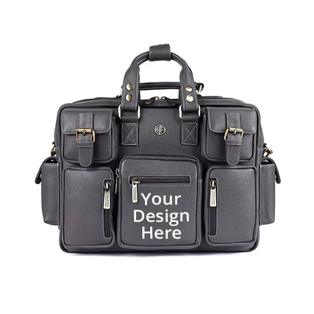 Graphite Grey Customized Messenger Bag