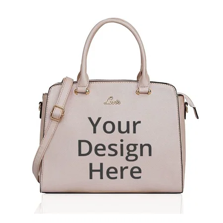 Pink Customized Lavie Women's Dome Satchel Ladies Handbag