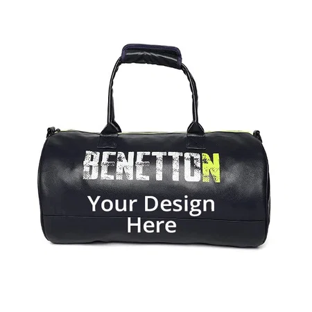 Navy Customized United Colors of Benetton Stylish Gym Bag