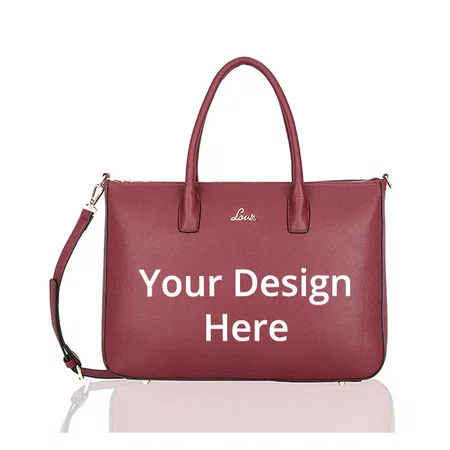 Wine Customized Lavie Women's Large Tote Handbag