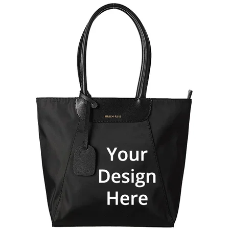 Black Customized MINISO Shoulder Tote Bag