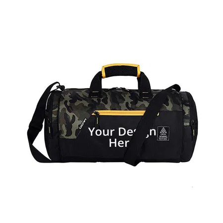 Khaki Customized Gear Cross Training 22 Litres Travel Duffel Bag