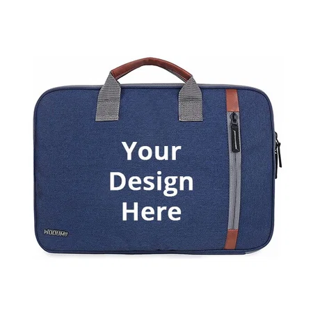 Blue Customized Water Resistant Laptop Case