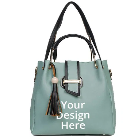 Green Customized Handbag (Set of 5)