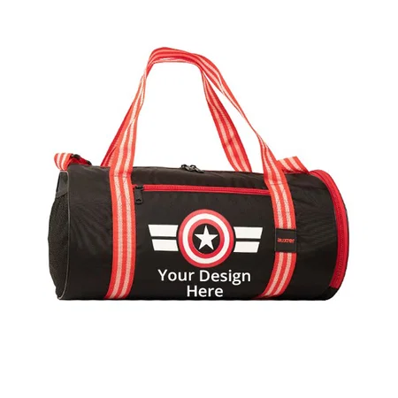 Brown Customized Hustle Gym Duffle Bag