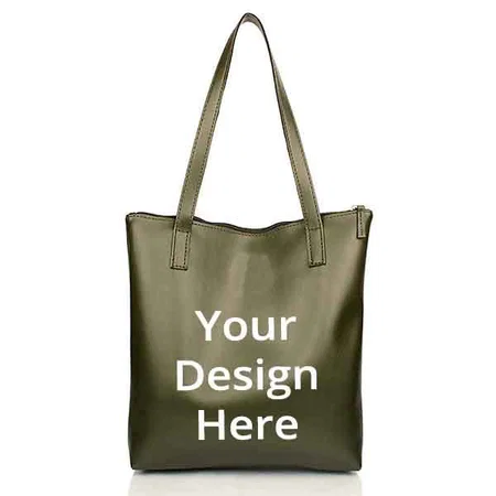 Green Customized Women's Tote Bag