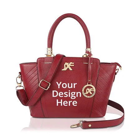 Maroon Customized Women's Handbag