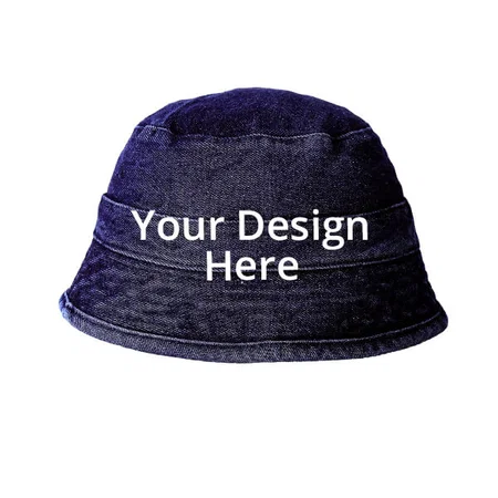 Blue Customized Denim Hat Cap
