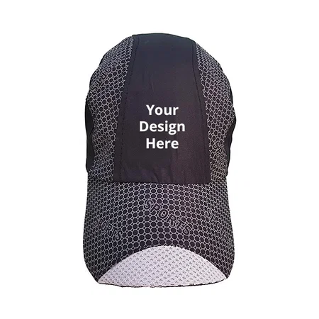Dot Brown Customized Baseball Sports Cap With Adjustable Back Closure